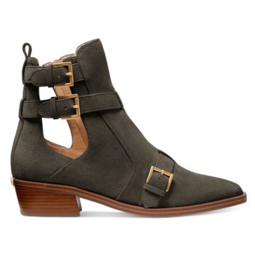 Michael Kors Radley Boots Olive Green